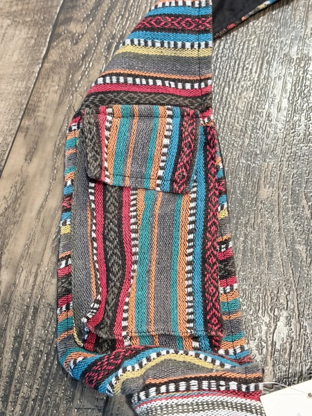 Rising International Large Mandala Sun Boho Hobo Bag Handcrafted Nepal NWT
